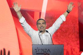 Election Campaign Of SYRIZA Party And The Leader Alexis Tsipras In Athens