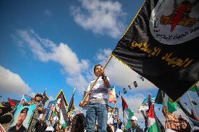 The Palestinian Islamic Jihad Group Holds A Rally - Gaza