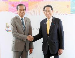 Kishida-Jokowi talks in Hiroshima