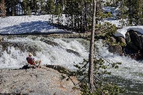 California Heat Wave Melts Snowpack Creating Unsafe River Flows Near Lake Tahoe