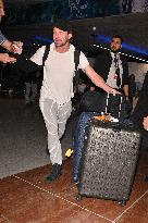 Cannes Ian Bohen At Nice Airport