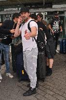 Cannes Ian Bohen At Nice Airport
