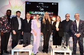 Cannes -Press Conference To Present Filming Italy Sardegna Festival
