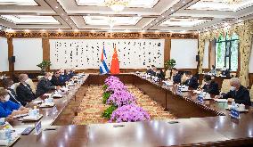 CHINA-BEIJING-WANG XIAOHONG-CUBA-INTERIOR MINISTER-MEETING (CN)