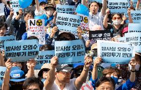 SOUTH KOREA-SEOUL-JAPAN-NUKE WASTEWATER DISCHARGE-PROTEST