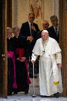 Pope Francis meets pilgrims of diocese of Spoleto-Norcia
