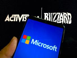 Illustration: Microsoft Acquires Activision Blizzard