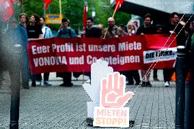 Protest Against Vonovia Co. For High Rental Prices In Bochum