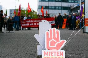 Protest Against Vonovia Co. For High Rental Prices In Bochum