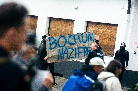 Querdenken Activists Protest Against Weapon Delivery To Ukraine And Counter Protest In Bochum