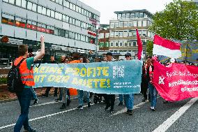 Protest Against Vonovia Co. For High Rental Prices In Bochum