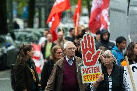 Protest Against Vonovia Co. For High Rental Prices In Bochum