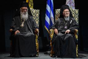 Ecumenical  Patriarch Bartholomew Receives Honorary Distinction From Athens Municipality