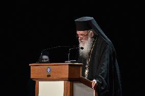 Ecumenical  Patriarch Bartholomew Receives Honorary Distinction From Athens Municipality