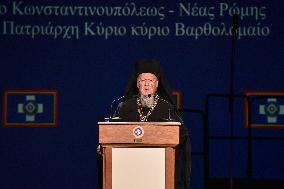 Ecumenical  Patriarch Bartholomew Receives Honorary Distinction From Athens Municipality