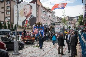 Turkish Election Street Campaigns In Rize, Turkey