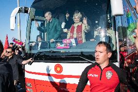 Turkish Pres. Erodgan Campaign Rally In Rize, Turkey
