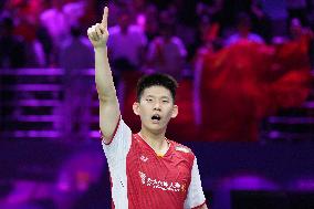 (SP)CHINA-SUZHOU-BADMINTON-SUDIRMAN CUP-SEMIFINAL-CHINA VS JAPAN (CN)