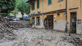 Landslides And Mud In The Mountains Of Bologna