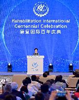 CHINA-BEIJING-REHABILITATION INTERNATIONAL CENTENNIAL CELEBRATION-SHEN YIQIN (CN)