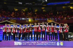 (SP)CHINA-SUZHOU-BADMINTON-SUDIRMAN CUP-FINAL-AWARDING CEREMONY (CN)