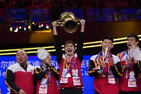 (SP)CHINA-SUZHOU-BADMINTON-SUDIRMAN CUP-FINAL-AWARDING CEREMONY (CN)