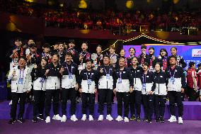 (SP)CHINA-SUZHOU-BADMINTON-SUDIRMAN CUP-FINAL-AWARDING CEREMONY (CN)