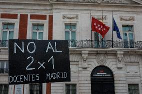 Demonstration for Public Education - Madrid