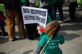 Demonstration for Public Education - Madrid