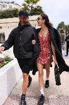 Cannes - Irina Shayk And Riccardo Tisci Leave Martinez