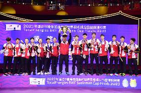 The Chinese Team Won The Dhampionship - TotalEnergies BWF SUDIRMAN CUP Finals 2023