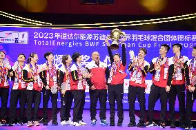 The Chinese Team Won The Dhampionship - TotalEnergies BWF SUDIRMAN CUP Finals 2023