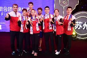 The Chinese Team Won The Dhampionship - TotalEnergies BWF SUDIRMAN CUP Finals 2023