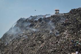 Garbage Yard On The Outskirts Of Kolkata, India