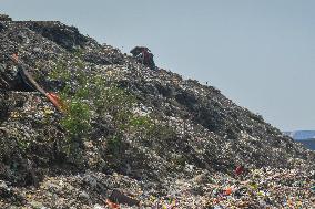 Garbage Yard On The Outskirts Of Kolkata, India