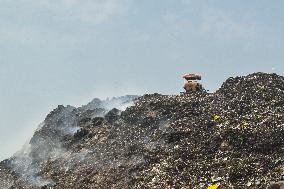 Garbage Yard On The Outskirts Of Kolkata, India