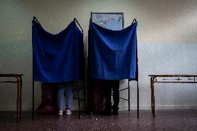 Greek National Elections Voting