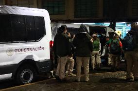 Eviction of Migrants at the park - Mexico