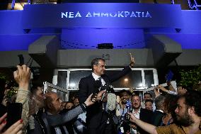 Greek Election: Centre-right Mitsotakis Hails Big Win