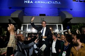 Greek Election: Centre-right Mitsotakis Hails Big Win