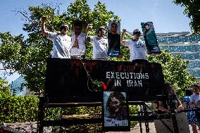 Global day of protest against executions in Iran