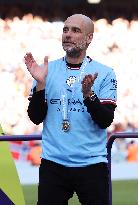 (SP)BRITAIN-MANCHESTER-FOOTBALL-PREMIER LEAGUE-MANCHESTER CITY CELEBRATION