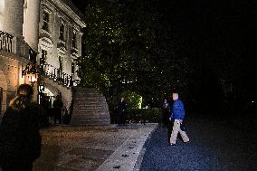 US President Joe Biden arrives at the White House in Washington, DC, follwing his attendace at a Group of 7 (G7) meeting in Japa