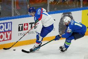 (SP)LATVIA-RIGA-2023 IIHF ICE HOCKEY WORLD CHAMPIONSHIP-SLOVAKIA VS SLOVENIA