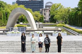 Spouses of G-7 leaders in Hiroshima