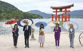 Spouses of G-7 leaders in Hiroshima
