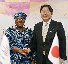 Japan foreign minister meets WTO director general