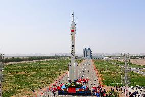 (EyesonSci) CHINA-JIUQUAN-SHENZHOU-16-LAUNCH-PREPARATION (CN)