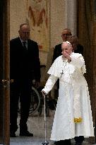 Pope Francis Meets Faithful Of Pilgrimage Of The Vocationist Family