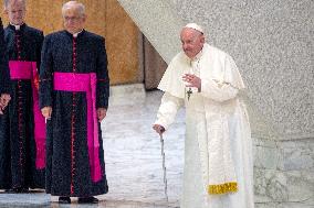 Pope Francis Meets Faithful Of Pilgrimage Of The Vocationist Family